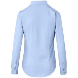 Ladies Long Sleeve Nottingham Shirt Sky Blue Back